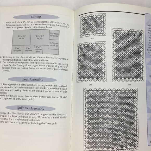 Vintage 1994 ScrapMania More Quick-Pieced Scrap Quilts Book Sally Schneider - Picture 10 of 11